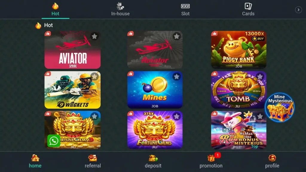 PK116 Game Bet